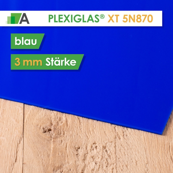 PLEXIGLAS® XT Stärke 3 mm blau 5N870 