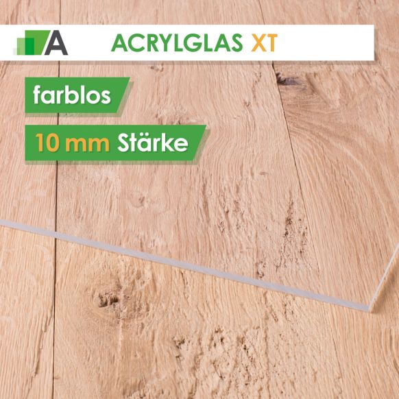 Acrylglas XT Stärke 10 mm farblos 