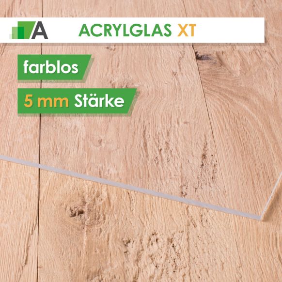 Acrylglas XT Stärke 5 mm farblos 