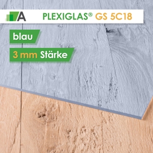 PLEXIGLAS® GS Stärke 3 mm blau 5C18