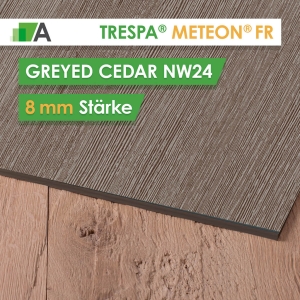 TRESPA® METEON® FR Greyed Cedar - NW24 - Stärke 8mm - 4270 x 2130