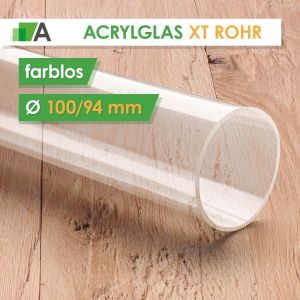 PLEXIGLAS® XT Rohr farblos Ø100/94 mm
