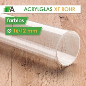 PLEXIGLAS® XT Rohr farblos Ø 16/12 mm