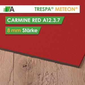 TRESPA® METEON® Carmine Red - A12.3.7 - Stärke 8mm - 3050 x 1530