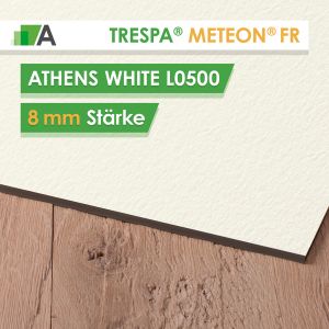 TRESPA® METEON® FR Athens White - L0500 - Stärke 8mm - 2135 x 2130