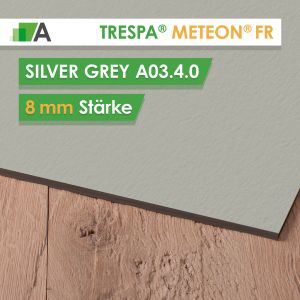 TRESPA® METEON® FR Silver Grey - A03.4.0 - Stärke 8mm - 2135 x 2130
